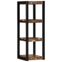  Vegghylle flerfarget 35x35x100 cm gjenvunnet heltre 8721158313157