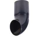 Plastmo vanntut Ø90mm sort black