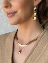 Bud to rose Capri Hook Earring Gold   Gold   ONE SIZE
