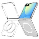 Spigen Air Skin MagSafe Gjennomsiktig Etui til Samsung Galaxy Z Flip 7 - Hvit