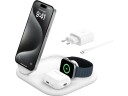 Belkin BoostCharge 3-i-1 Qi2 Trådløs Lader 15W Svart