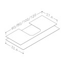 Korsbakken Antisklimatte For servantskap 80 cm