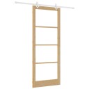 vidaXL skyvedør med hardware sett 93x232 cm solid tre furutre