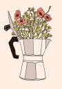 Moka Flowers Plakat / 50x70cm