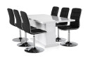 Concept 55 Spisegruppe Griffith Forlengningsbar 180 cm m 6 Shaw Stol  
