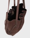 Yuzefi Scallop tote OS brun dame
