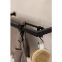 Metallbude Stenni håndklestang 50 cm sort