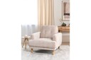 Lenestol Tuve   Beige lyst tre/Bouclé