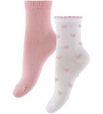 Condor Sokker 2 pack Pale Pink/White Condor 23/26 Sokker Hvit Rosa 23 26