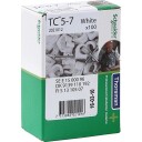 Schneider Electric Spikerklips Hvit 20mm for Rund Kabel 5-7mm 100-pakning