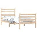 vidaXL Sengeramme heltre furu 90x200 cm