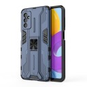 INCOVER Samsung Galaxy M52 (5G) Håndverker Bakdeksel med Kickstand - Blå