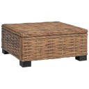 vidaXL Kaffebord GENDT Naturlig Rattan Naturlig 67 x 60 x 30 cm