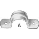 2" galvanisert rørklemme for innfelt montering galvanized 2 inch