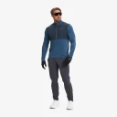 RevolutionRace Discipline Thermo Half zip Top Herre Insignia Blue/Deep Navy Størrelse:L   Herre > Overdeler > Langermede skjorter