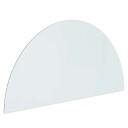 vidaXL Peisglassplate Gjennomsiktig 1200 x 600 mm Glass