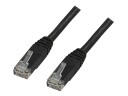 Deltaco Koblingskabel - RJ-45 (hann) til RJ-45 (hann) - 7 m - UTP - CAT 6 - formstøpt - svart