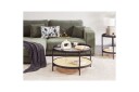 Soffbord Beliani Reno Black\|\|Light wood -