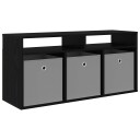  Lavbord med skuff Svart Eik 102 x 32 x 48,5 cm