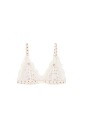 ROTATE Birger Christensen Lace Triangle Bralette Cream A/B x 70