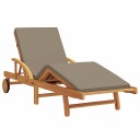  Solstol 3 pcs Gråbrun Solid akasietre