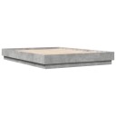  Sengeramme betonggrå 120x200 cm konstruert tre 8721012276017