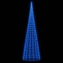 vidaXL Juletre på flaggstang 3000 LED blå 800 cm