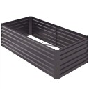 Høybed av stål plantebed kaldramme hagebed blomsterkasse pluggbar plantekasse plantepotte grønnsaksbed 180 x 90 x 60 cm