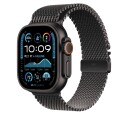 Apple 49mm Black Titanium Milanese Loop Large