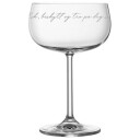 Lykketegning  Elsk/beskytt champagneglass
