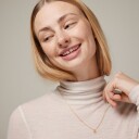 Enamel Copenhagen Refined Necklace Forgylt Sølv Sterling 925 50 55 cm