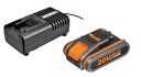 Worx 20V Batteri 2Ah Med Lader