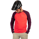 Endura Singletrack Fleece sykkeltrøye Aubergine
