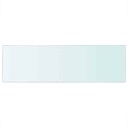 vidaXL Hyllepanel klart glass 80x25 cm