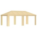  Gazebo Deksel 6 x 3 m Krem Polyester 190