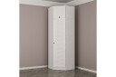 Hjørnegarderobe Cambrian 74 cm   Hvit