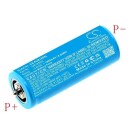 Braun Batteri (1900 mAh 3.6 V, Blå) passende til Braun Dual Epilator