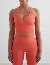 aim´n Shape Seamless Cross Back Bralette - Orange - M