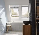Velux Utforing Hvit Pvc 66x118 125-400mm