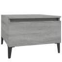  Sidebord grå sonoma 50x46x35 cm konstruert tre 8720845668730