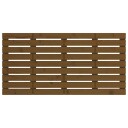 vidaXL Veggmontert hodegavl honningbrun 146x3x63 cm heltre furu
