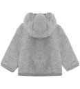 Huttelihut Cardigan   Ullfleece   Medium+ Grey Melange m. Ører   Huttelihut   1½ år (86)   Cardigan   Grå