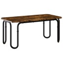 vidaXL Kaffebord Røkt Eik 79,5 x 40 x 36 cm Konstruert tre