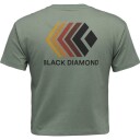 Black Diamond W Faded Crop Ss Tee Dark Moss