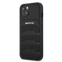 Mercedes Amg Amhcp13sgsebk Iphone 13 Mini 5,4" Svart/Svart Hardt Deksel, Skinnpregelinjer