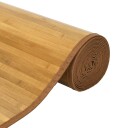  Teppe rektangulær naturell 80x400 cm bambus 8721012369382