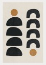 Abstract Forms 2 Minimal Geometric Plakat Plakat / 40x50cm