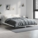 vidaXL Sengeramme hvit 135x190 cm konstruert tre