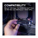 Crucial T705 1TB M.2 SSD PCIe 5.0 for Gaming og Kreativitet