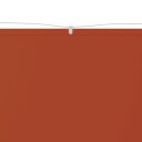 vidaXL Vertikal markise terrakotta 100x800 cm oxford stoff